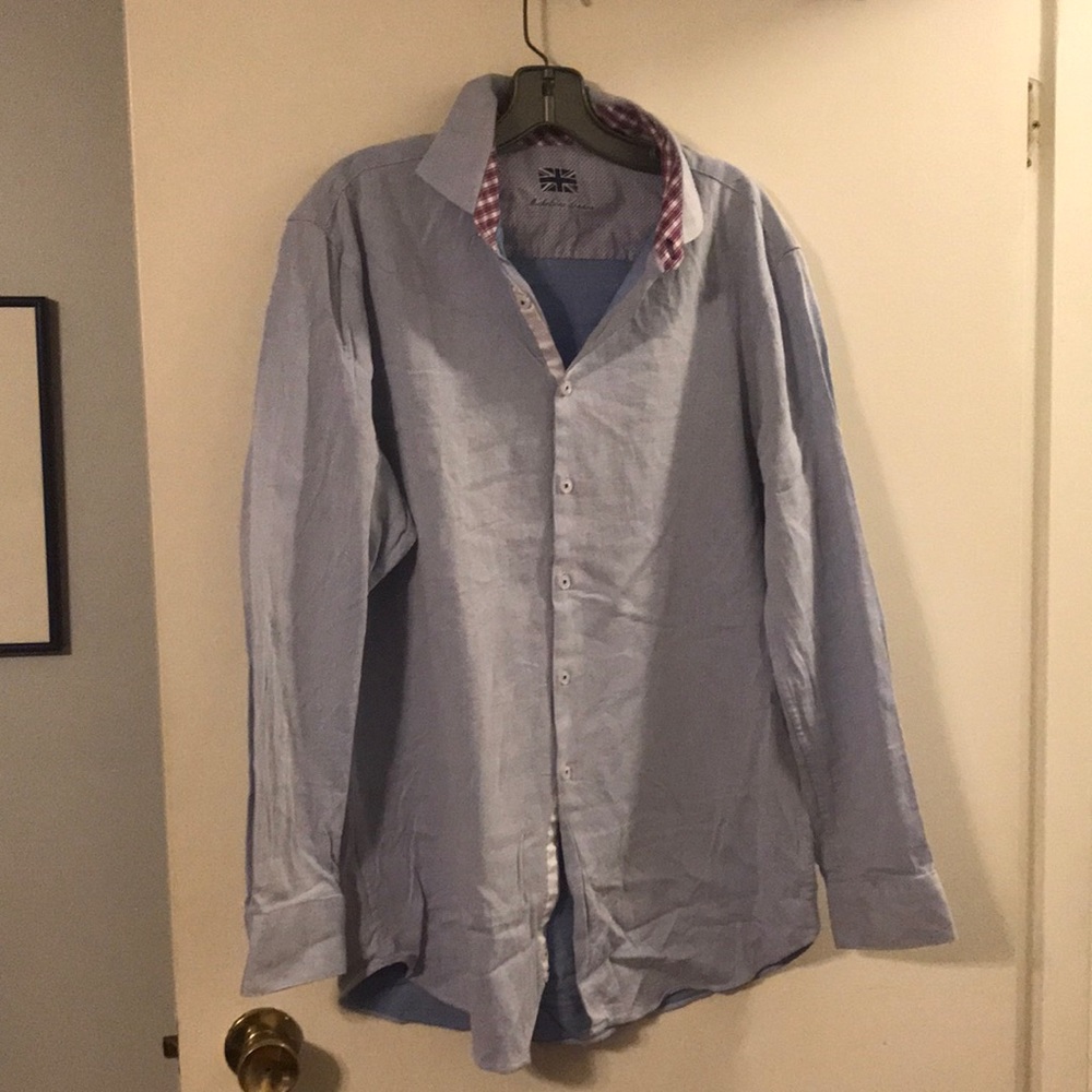 Michelsons London men’s pinpoint Oxford shirt